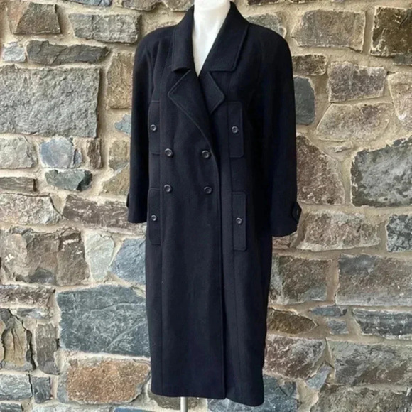 CHANEL Jackets & Blazers - Vintage CHANEL navy coat.